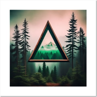 The Mystic Triangle: A Portal to Another World Posters and Art